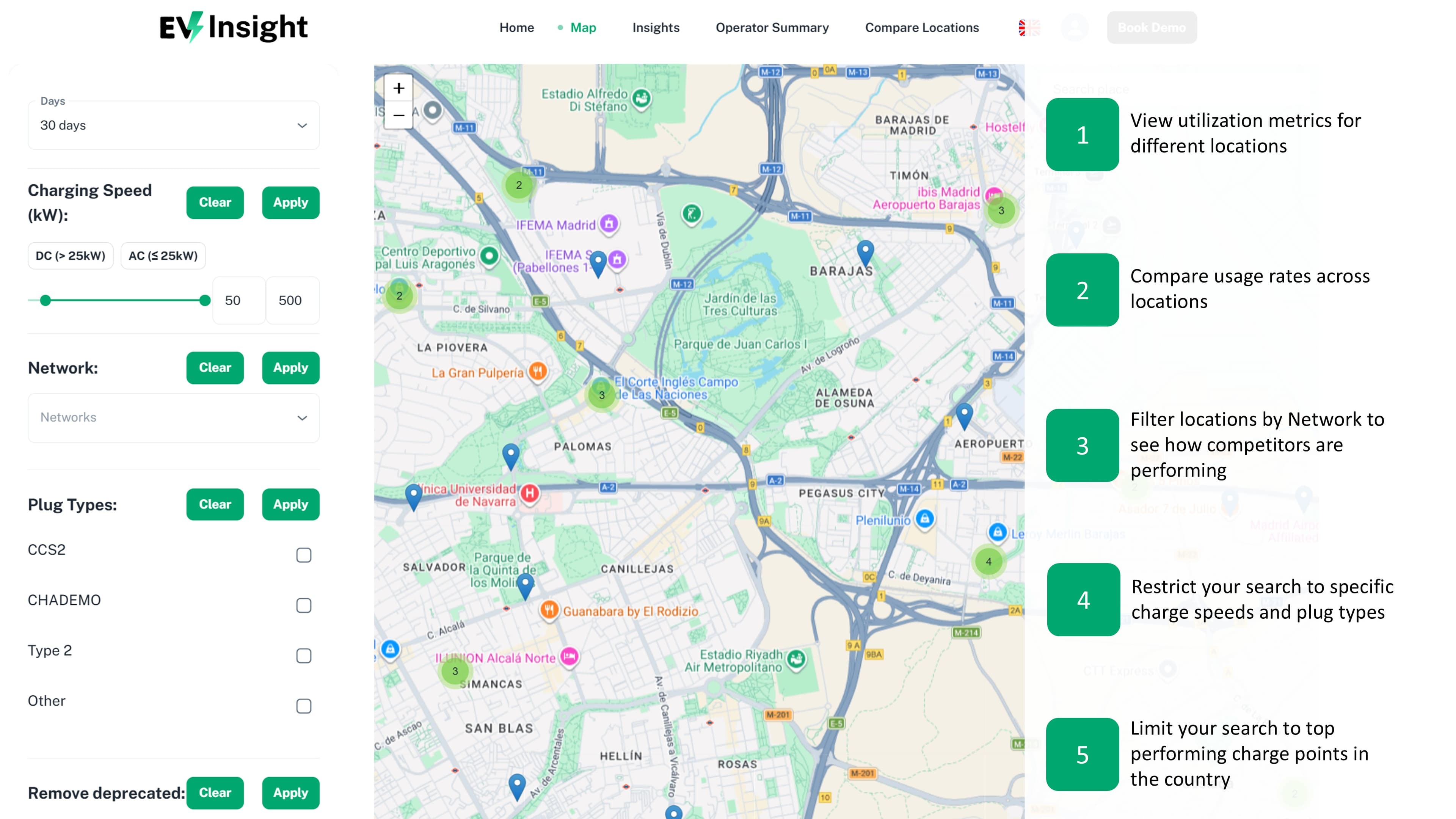 ChargeSmart map
